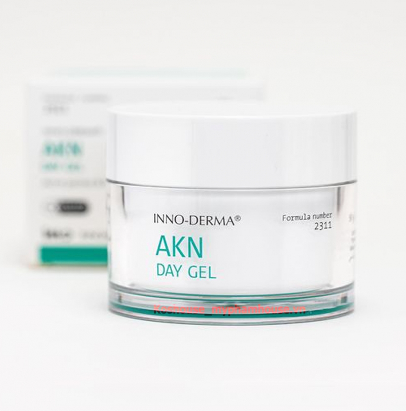 INNO DERMA Innoaesthetics Akn Day Gel Acne _ Gel đặc trị dành cho da dầu, mụn và phục hồi tổn thương da sau viêm